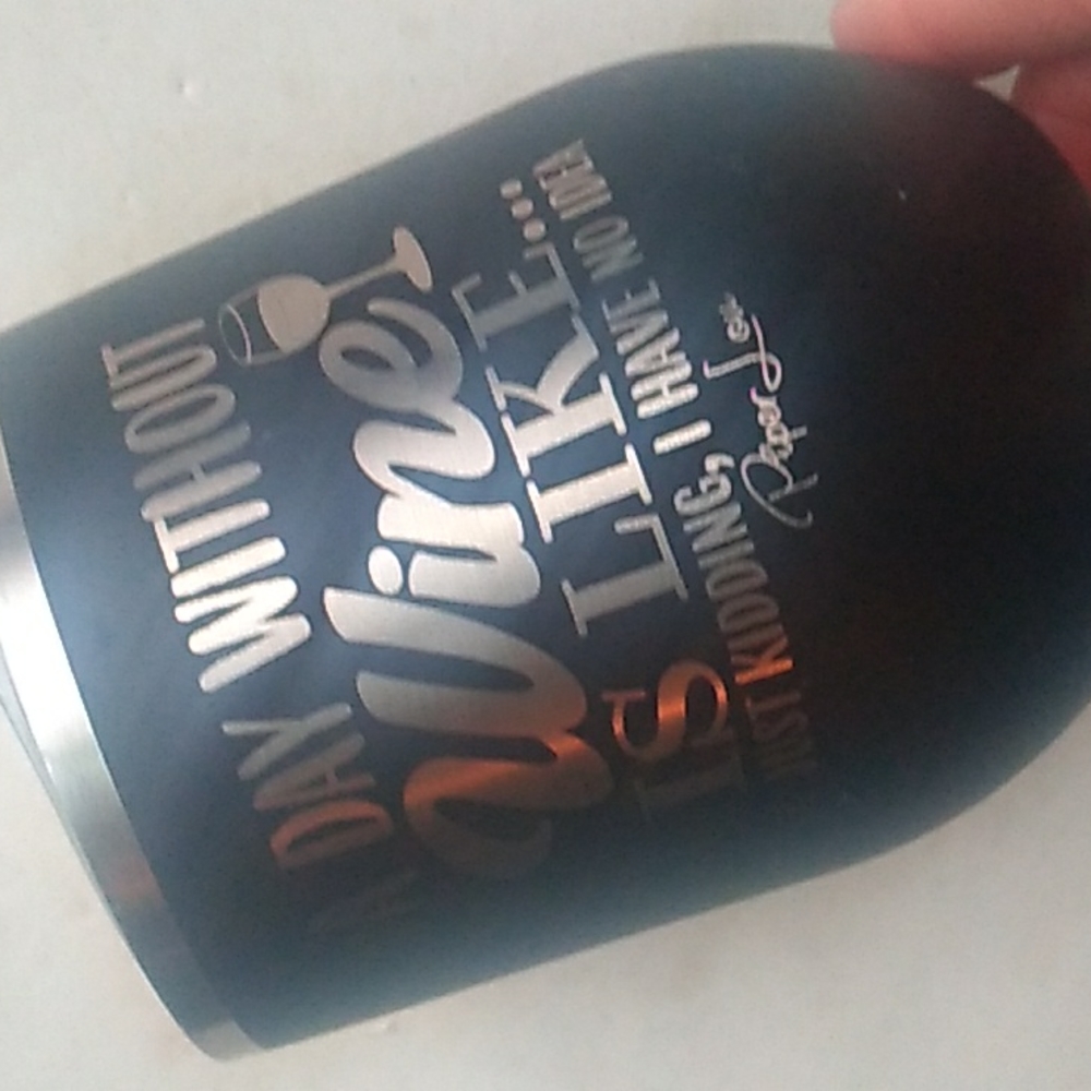 12 OZ Funny Wine Tumbler - Mom, for Her, Wife, Girlfriend Gift
